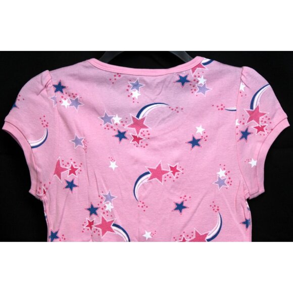 Y2K Limited Too Pink Tshirt Girls sz 16 Stars Rainbows Long NEW 2000s Fashion - Picture 5 of 7
